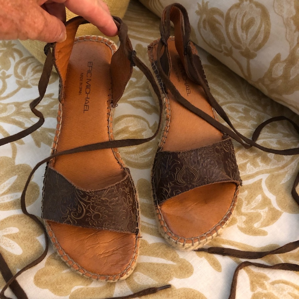 Eric Michael Ankle Strap Espadrilles - image 1